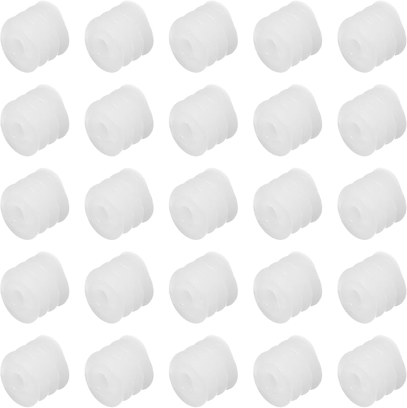 sourcing map 40Pcs Plastic Worm Gears Module 0.5 White for RC Car DIY Robot