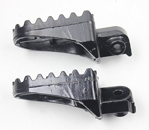 Ocamo Foot Pegs Pedals for Yamaha TW200 PW50 PW80 Pit Dirt Bike SSR SDG Footrests Silver