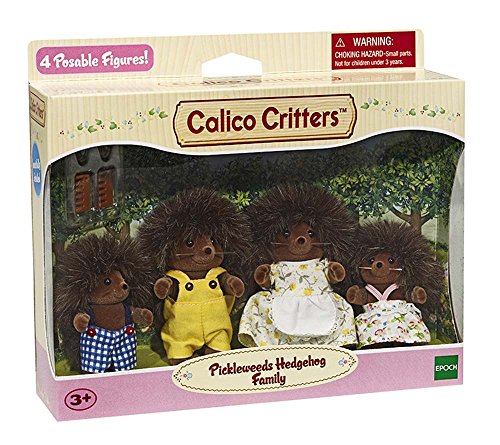 4 Calico+Critters+Pickleweeds+Hedgehog+Family
