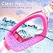 Zerhunt Swim Goggles for Kids 2020 Newest, Swimming Goggles UV 400 Protection Anti Fog No Leaking Wide View Pool Goggles with Ear Plug & Protective Case