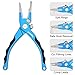 MadBite Fishing Pliers Resistant Saltewater for Braid Cutter and Hook Remover Fish Plier with Coiled Lanyard and Belt Holder Sheath