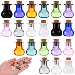 20 Pieces Spell Jars Tiny Bottles with Cork Small