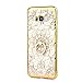 CXCase Galaxy S8 Plus Case, Chrysalis Series - Ultra Slim Luxury Bling Rhinestone Case Cover With 360 Rotating Ring Grip/Stand Holder/Kickstand For Samsung Galaxy S8 Plus (SM-G9550) - Gold