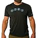 Fit Four The F4 Muscle T Shirt Athletic Fit Tri-Blend Short Sleeve T Shirt by for Fitness, WODs, Weightlifting (L, Charcoal)