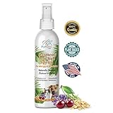 Pupkiss Pets Oatmeal Anti Itch Spray For Dogs & Cats | Relief For Pets With Allergies, Flea Bites, Itchiness & Sensitive Skin | Soothes & Moisturizes Dry Dog Skin | Made in USA