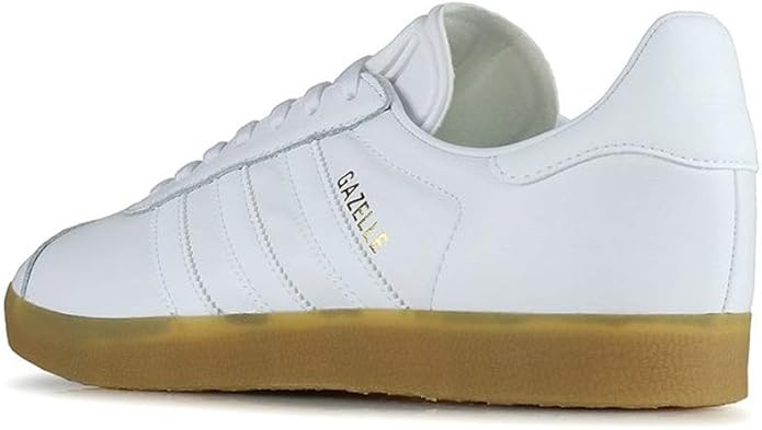 mens white gazelles size 8
