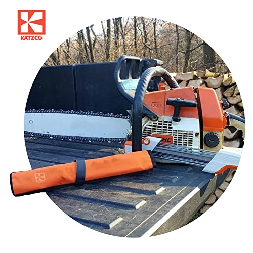 Katzco Chainsaw Sharpener File Kit Contains 5/32, 3/16, and 7/32 Inch Files, Wood Handle