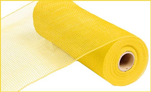 10 inch yellow burlap roll