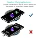 2-in-1 Qi Wireless Charger Kit for iPhone 7 Include Qi Charger and Qi Case | Flexible Lightning Connector | Delicate Rubber Black Case 4.7