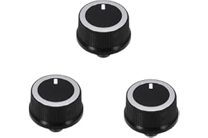 KALOEOU 3Pcs AC Temperature Knob Compatitable with Express 2008-2021 Savana 2008-2017 Replaces 84141127 84793085