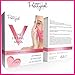 PRETTYVOL V Line Face Lifting Mask, Chin Up Patch Facial Mask for Tightening and Firming Skin, Moisturizing and Smoothening V Shape Tape and Double Chin Reducer, Pack of 5