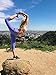 BALEAF Women's Yoga Pants Workout Capris Leggings Pockets Mid Waist Crop Athletic Running Tights Black Grey M