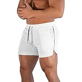 FLYFIREFLY Men's Gym Workout Shorts Running Lightweight Athletic Short Pants Bodybuilding Training