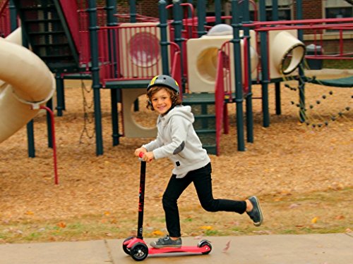 Micro Kickboard - Maxi Original 3-Wheeled, Lean-to-Steer, Swiss-Designed Micro Scooter for Kids, Ages 5-12, Red - Thumbnail 6
