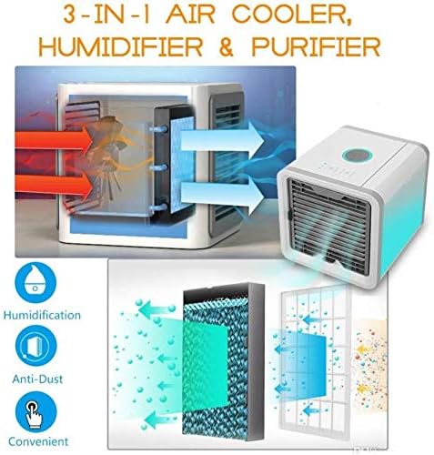 Passionate Legends USB Mini Portable AC Air Room Cooler Humidifier; Purifier and Conditioner. Suitable for Both Home And Office Use.