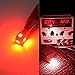 YITAMOTOR 10x Red T10 194 LED Light Bulb 168 158 LED Non-Polarity Car Bulbs for Interior Exterior Lights Map Door Trunk License Plate Lamp