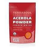 Terrasoul Superfoods Organic Acerola Cherry Powder (Freeze-dried), 4-ounces