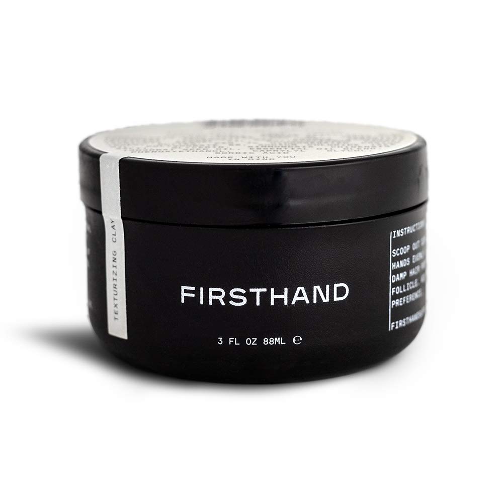 Firsthand Supply Texturizing Clay - Clean & Non-toxic Hair Care Ingredients - For for Textured, Messy & Relaxed Hair Styles - 3oz (88ml)