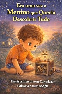 Livro Era uma vez o Menino que Queria Descobrir Tudo: História infantil sobre olhar com calma antes de agir