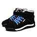 JACKSHIBO Men Fur Lined Winter Snow Boots High Top Warm Sneakers