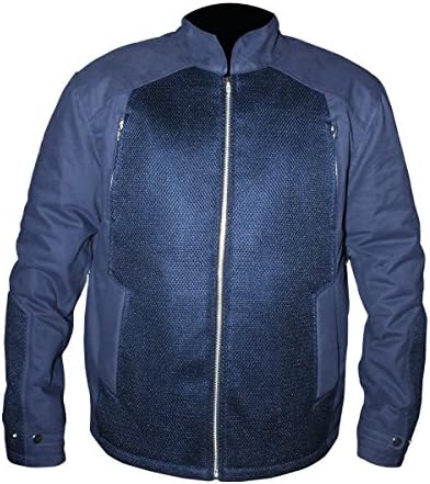 Men's Captain America The Winter Soldier Steve Rogers Blue Jacket (MEDIUM)