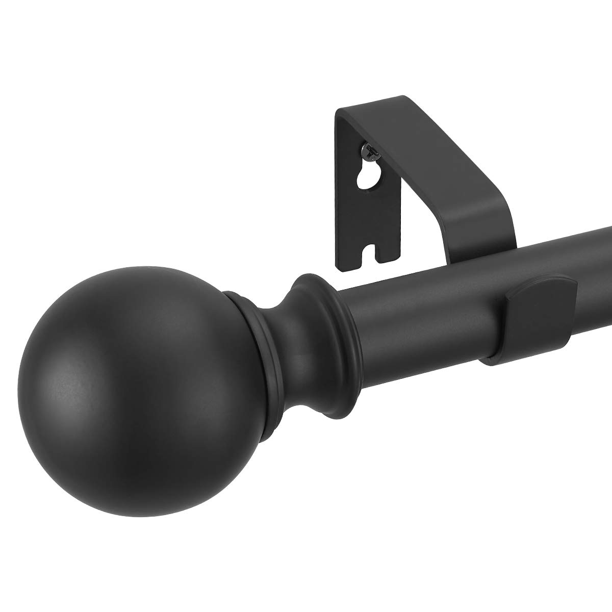 YuMierle 1 Inch Industrial Curtain Rods, 72144 Inch Window Treatment