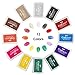 Stamp Pads, ANRAIN Fingerprint Ink Pad for Kids, Washable Craft Ink Pads for Rubber Stamps, Paper, Scrapbooking, Fabric (Pack of 12)