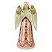 Enesco Jim Shore Heartwood Creek Angel w/Heart Cancer Awareness