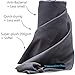 MICRO-MIRACLE XXL Travel Towel - 2 Quick Dry and Extra Soft Microfiber Towels, Lightweight and Compact for Gym, Swim Practice, Travel, Backpacking, Camping, RV, Beach, Camping (Charcoal Gray)