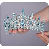 JWICOS Baroque Tiara and Crown for Women Vintage Wedding Headband Tiara Hair Accessories for Bride Birthday Prom Party Princess Tiaras and Crowns for Women