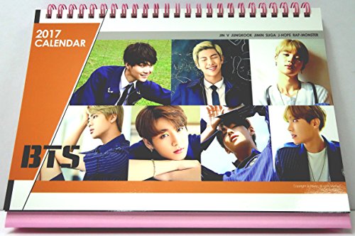 Bangtan boys bts 2017-2018 desk calendar (bts group 4th…