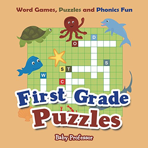 First Grade Puzzles: Word Games, Puzzles and Phonics Fun (Kid Puzzles Series)