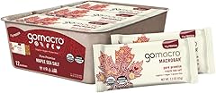 GoMacro MacroBar Organic Vegan Protein Bars - Maple Sea Salt (2.3 Ounce Bars, 12 Count)