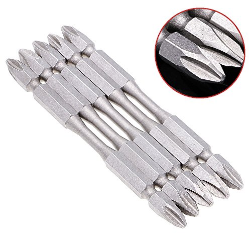 Click Here to See More Images Mmrm 5pcs/pack Interchangeable Blade Screwdriver Set Double End Cross Magnetic PH Bits