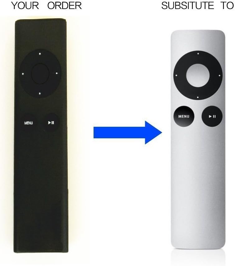 New Replacement Remote Controller Compatible for A-p-p-l-e Mac Music System TV iPhone (MC377LL/A)