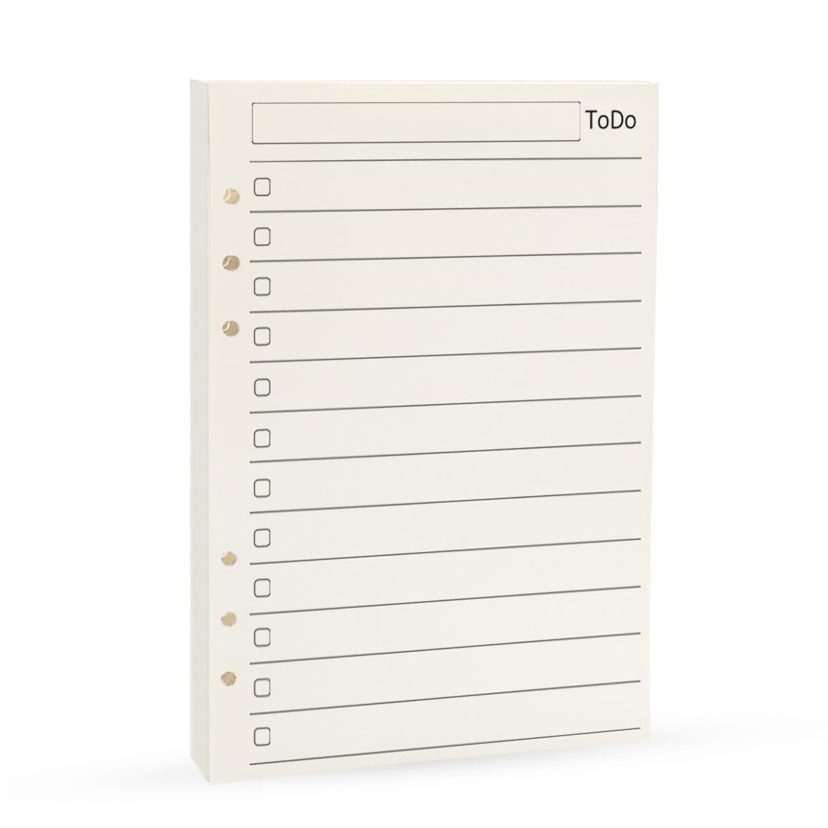 Harphia A5 A6 Loose Leaf Notebook Refill Spiral Binder Planner Inner Page Inside Paper Dairy Weekly Monthly Plan To do Line Dot grid (To Do List, A5-21x14.2cm)