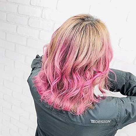 Amazon プライムセール Emajiny Shiny Pink S74 エマジニー シャイニーピンクカラーワックス 桃 36g 日本製 無香料 シャンプーでサッと洗い流せる１日派手髪 Emajiny ヘアチョーク 通販