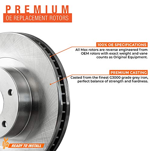 image for Max Advanced Brakes Max Brakes Front & Rear Premium Brake Kit [ OE Ser