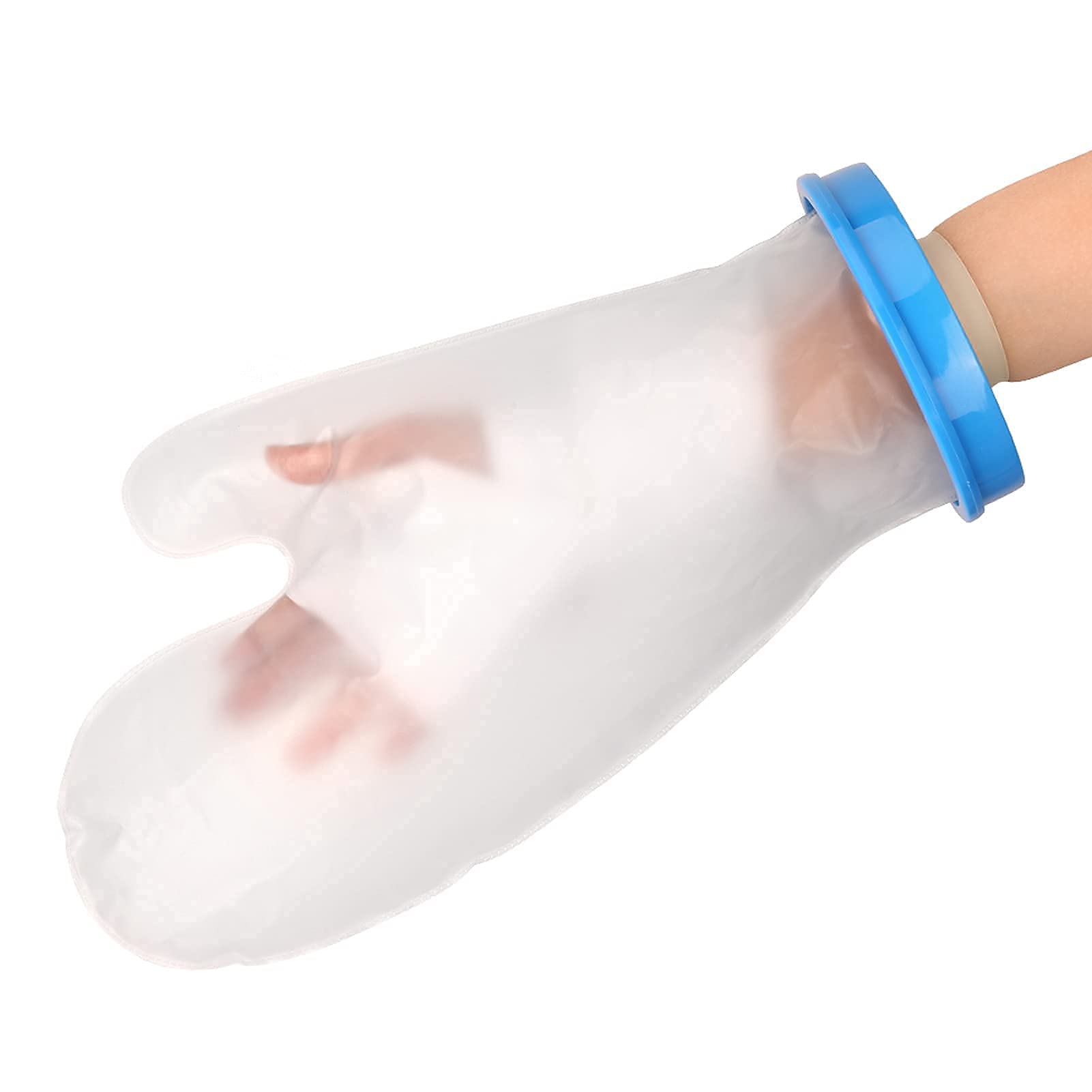 Haofy Waterproof Cast Cover Hand Cast Protector for Shower, Adult Plaster Cast Shower Cover Arm Keeps Casts Bandages Dry, Reusable Cast Sleeve Bag Cover Broken Hand, Wrist, Finger Wound