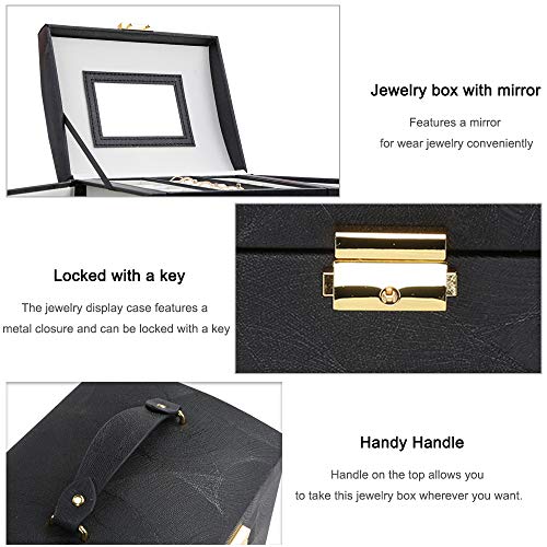 VEEKALA Jewelry Box Organizer Display Storage case