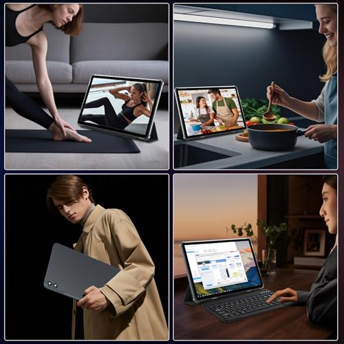 2026 Upgraded 13.4 inch Android 16 Tablet with Keyboard, Large 13 inch Tablet with 2K 120Hz IPS Display, 24GB RAM + 256GB ROM, 2.2Ghz Octa-Core,10000mAh Battery, Tablet with Pen & Mouse