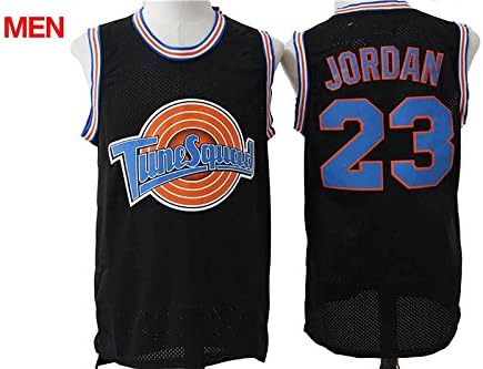 Space Jam Tune Squad Team #23 Jordan - Black Men's Movie Jersey L