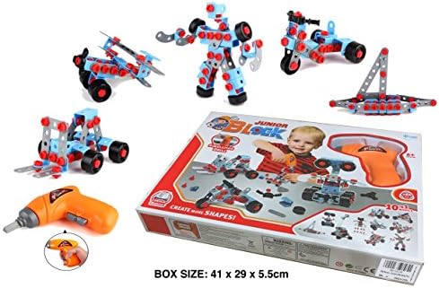 Creative Building Fun - 286 Pieces STEM Building Toys for Boys and Girls from koolsupply. For 3, 4, 5, 6+ Years Old. STEM Learning Support. (286 PCS Building Fun)