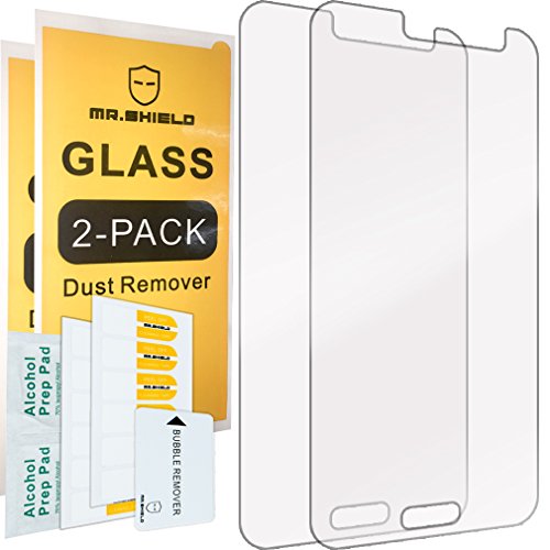 [2-pack]-mr shield for samsung galaxy j2 [tempered glas…