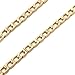 FOLLOWMOON 18k Gold Plated Men's Bracelet Chain