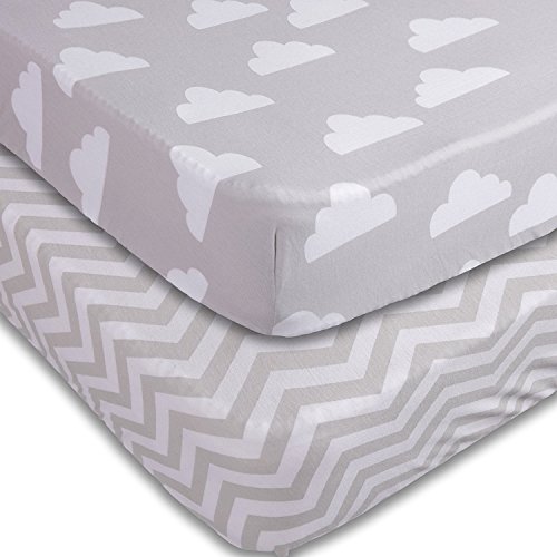 6 Playard+Sheets+Chevron+Playpen+Bedding