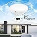 Philex Outdoor Digital TV Amplified Antenna - Dome Attic Antenna with Signal Booster Support for VHF/UHF with Built-in 4G LTF Filter Noise-Free Digital 360 Degree Reception 33FT Coax Cable, White