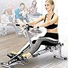 Rowing-Machine-Fitness-Cardio-Workout-with-Adjustable-Resistance-Double-Aluminum-Sliding-Rail-LCD-Monitor-Super-Silent-Fit-for-Home-Gym-Strength-Training Rowing Machine, Fitness Cardio Workout with Adjustable Resistance, Double Aluminum Sliding Rail, LCD Monitor, Super…
