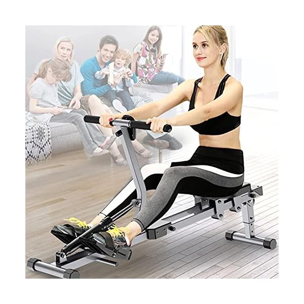 Rowing-Machine-Fitness-Cardio-Workout-with-Adjustable-Resistance-Double-Aluminum-Sliding-Rail-LCD-Monitor-Super-Silent-Fit-for-Home-Gym-Strength-Training Rowing Machine, Fitness Cardio Workout with Adjustable Resistance, Double Aluminum Sliding Rail, LCD Monitor, Super…