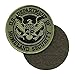 Department of Homeland Security 3.5 in Tactical Green Patch with Hook/Loop Backing